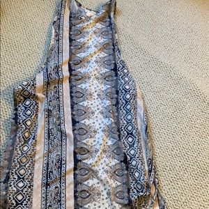 LA Hearts Patterned long tank